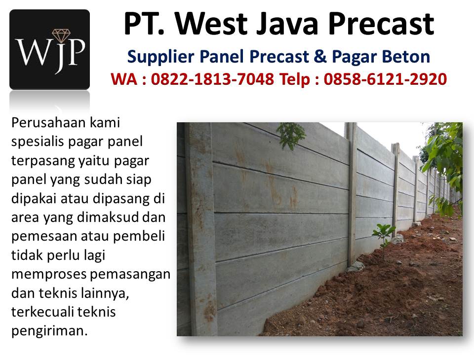Pagar beton terbaru hubungi wa : 082218137048 Vendor-pagar-panel-beton